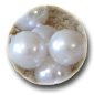 Aderezo 3 joyas de perlas Akoya 6-6.5 mm blancas AA+