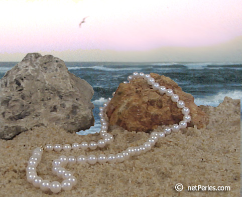 Collar Perlas de Akoya 55 cm 6.5-7 mm blancas AA+