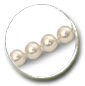 Collar Perlas de Akoya 40 cm,8-8.5 mm,blancas AA+