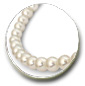 Collar Perlas de Akoya 40 cm 8.5-9 mm,blancas AAA