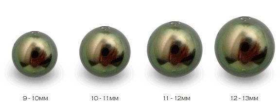 Colgante ROMA con Perla negra de Tahiti 8-9 mm AAA