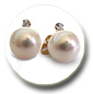 Pendientes Perlas Akoya 7-7.5 mm, blancas AAA