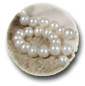 Collar Perlas de Agua Dulce, 66 cm, 7-8 mm, blancas, AAA