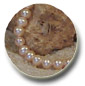 Collar Perlas Agua Dulce, 45 cm, 7-8 mm melocoton, AAA