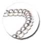 Collar Perlas de Akoya Hanadama 45 cm 9-9.5 mm, blancas